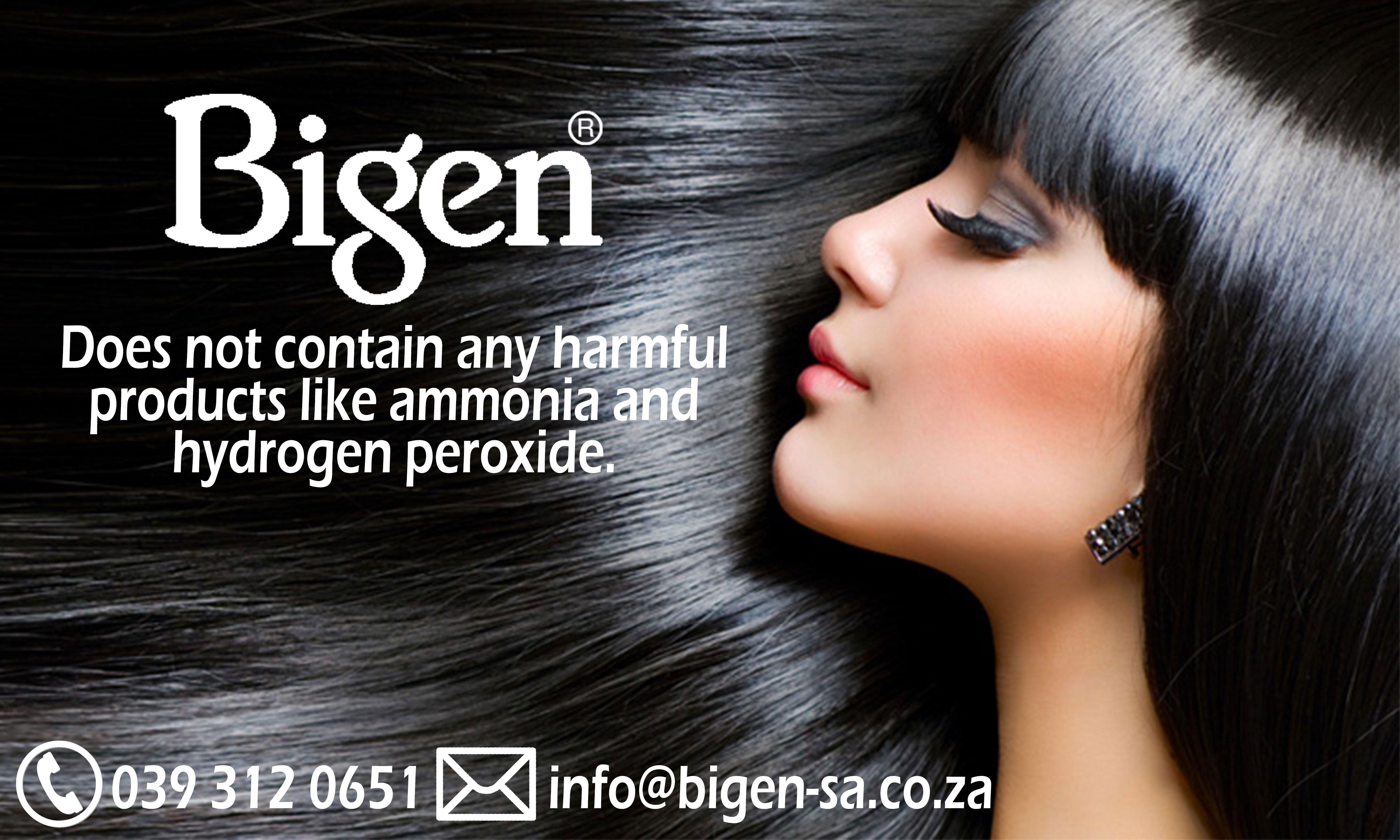 Healthy Hair Dye Products! Bigen SA